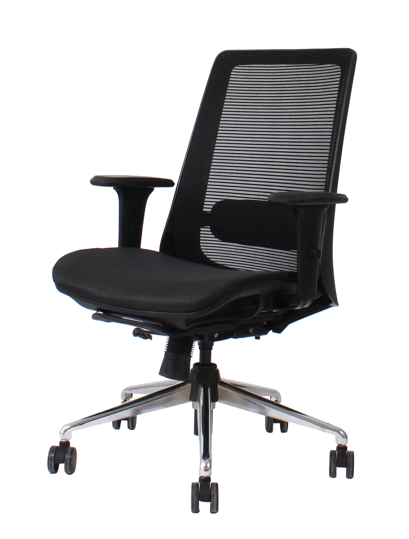 Management Chair- In Black Color With Side View